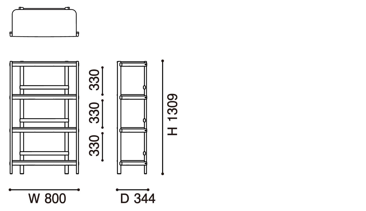 アーカイブシェルフ 80